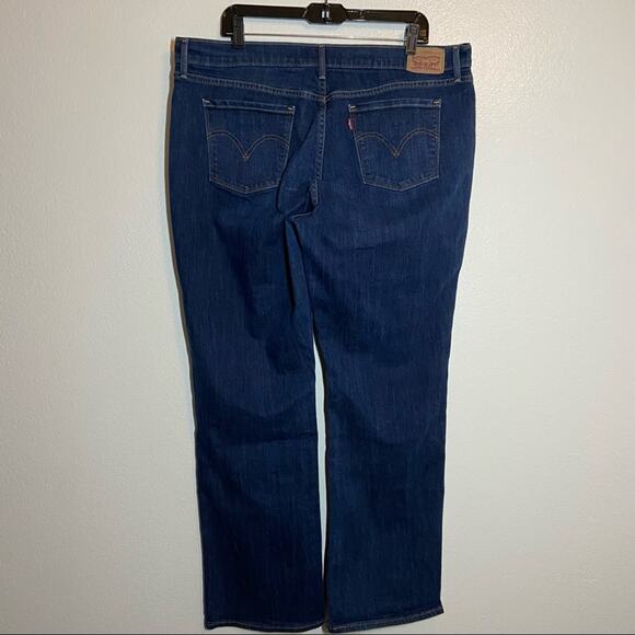 Levi's 505 STRAIGHT LEG JEANS Sleek Blue Waterless 18 34" x 32" - Picture 5 of 5